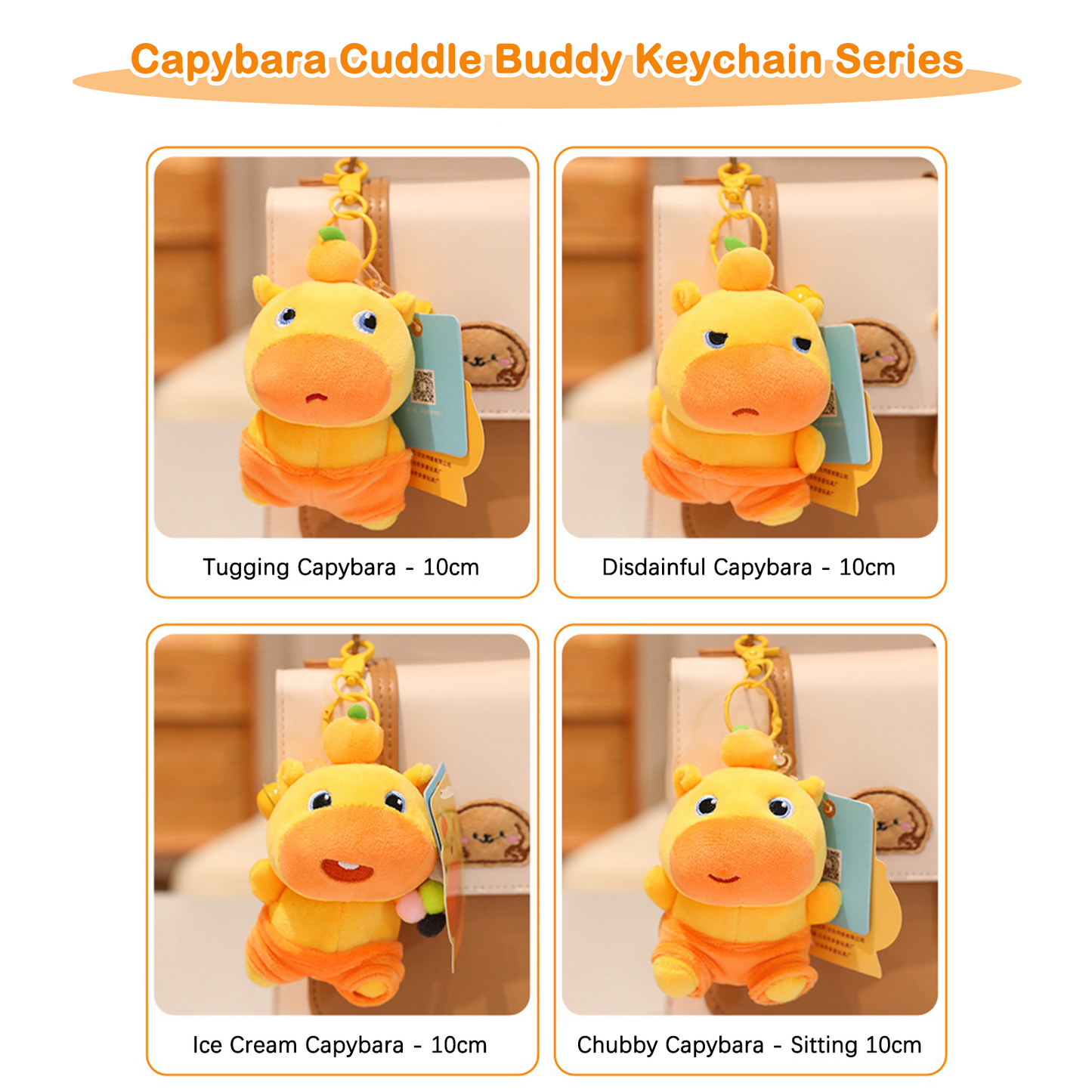 Add a Dash of Cuteness to Your Life with Our Adorable Capybara Keychains! π Perfect for Gifting, Collecting, and Daily Fun!