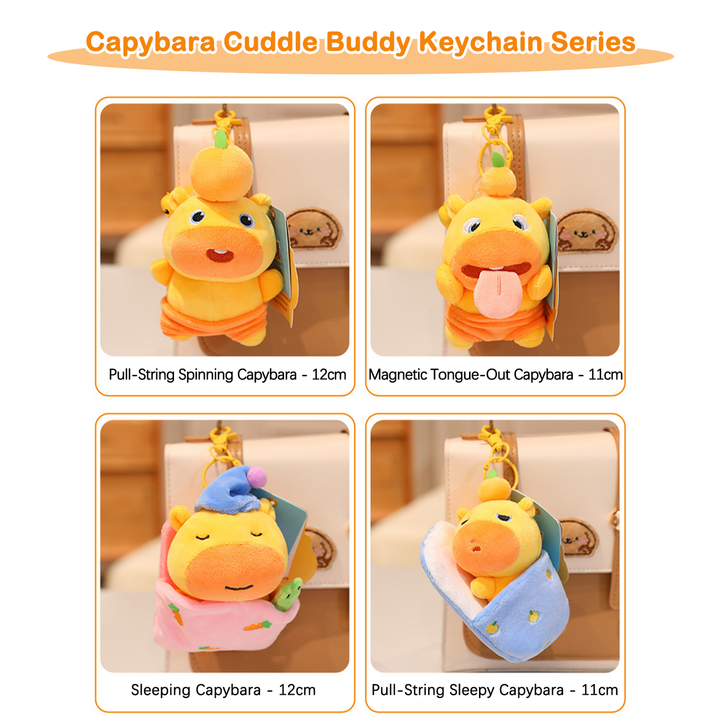 Add a Dash of Cuteness to Your Life with Our Adorable Capybara Keychains! π Perfect for Gifting, Collecting, and Daily Fun!