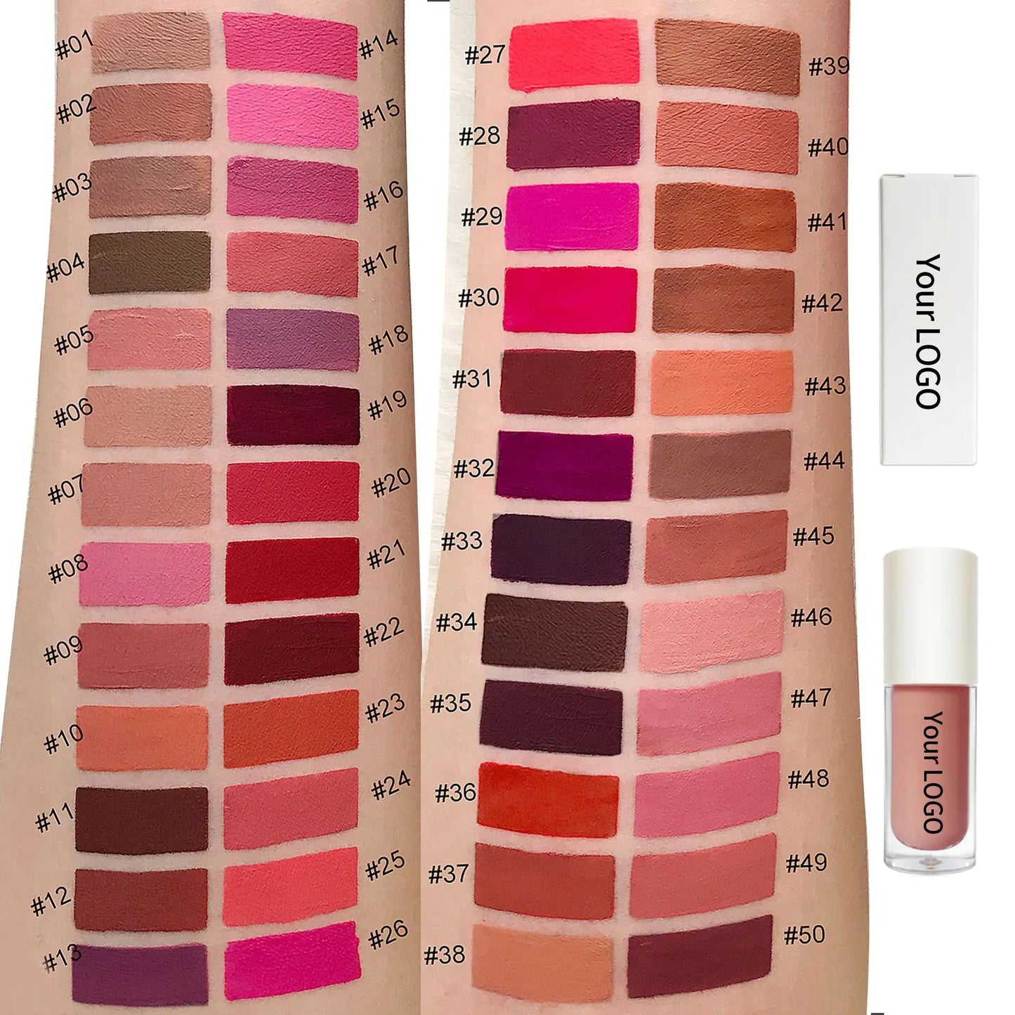 Matte Lip Color Customized Logo Liquid Lipstick